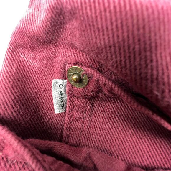 City Jeans High Rise Mom Jeans | Size 12 Red Tapered | Made in USA - Picture 8 of 12